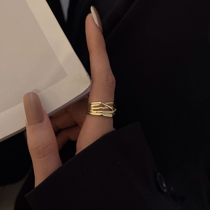 Creatieve patroon verstelbare ring