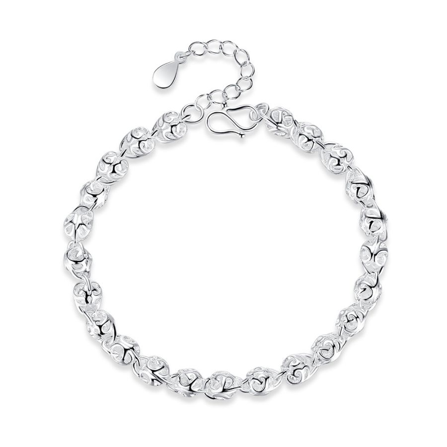 Unieke ketting zilveren armband