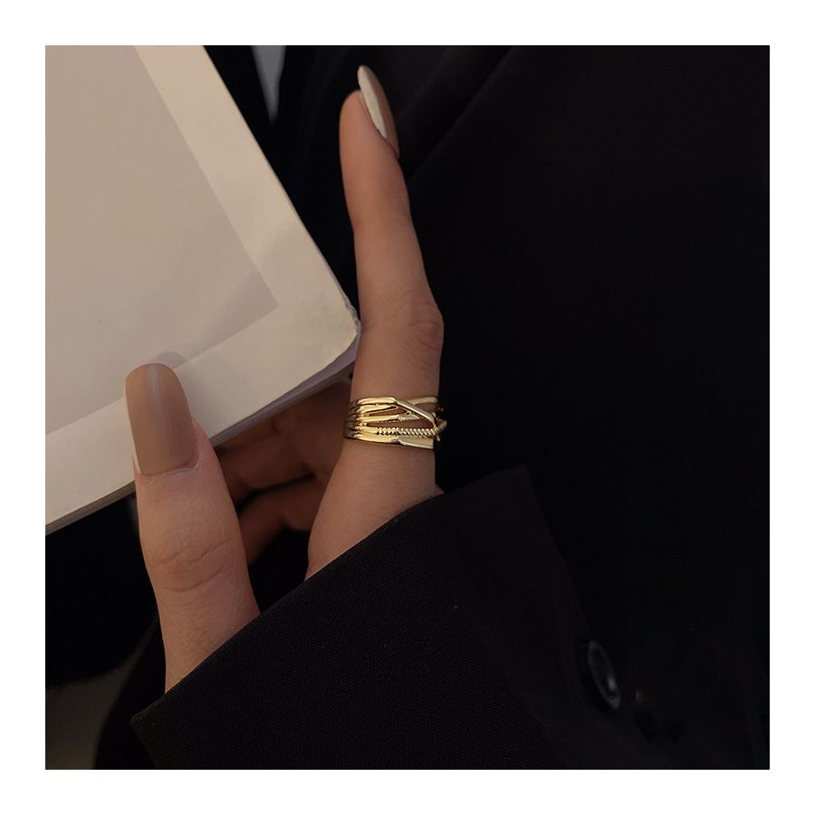 Creatieve patroon verstelbare ring