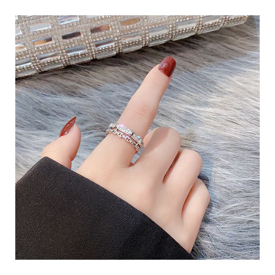 Double Creative Pattern Adjustable Ring