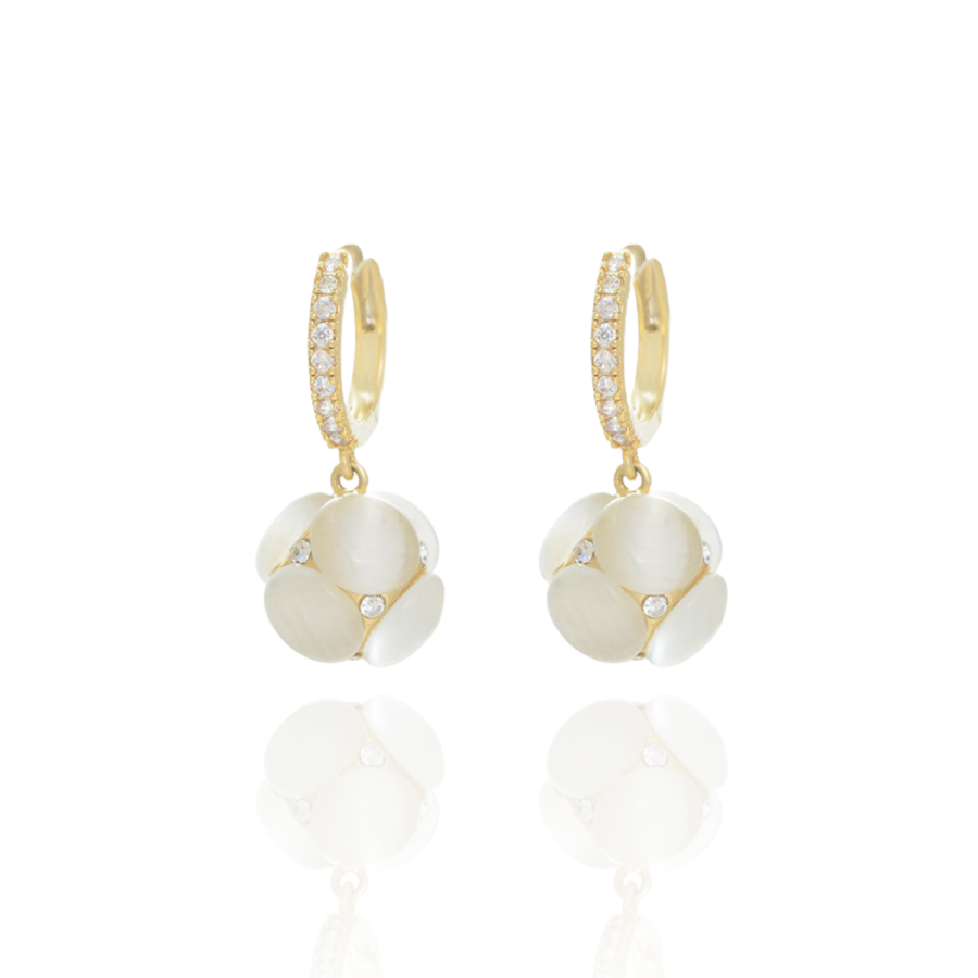 Elegent Flower Tassel Earings 