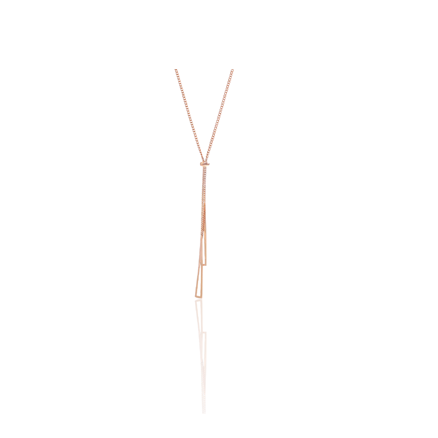 Stijlvolle ketting met creatieve geometrische hanger