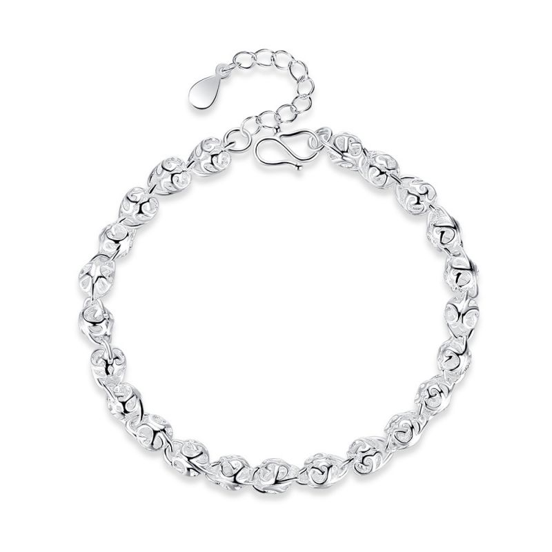 Unieke ketting zilveren armband