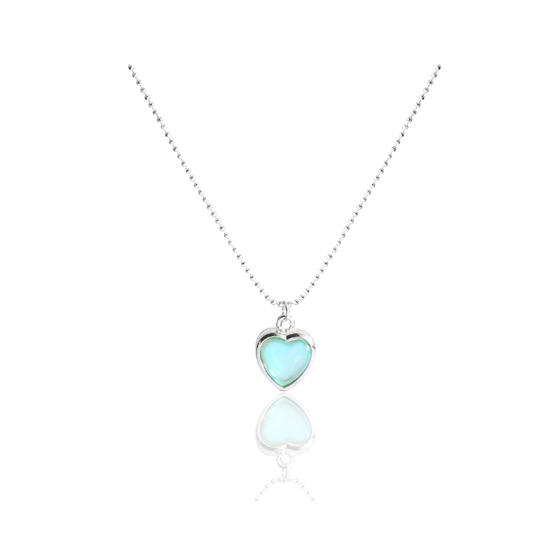 Glanzende Oceaan Grean hanger ketting