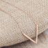 Rosé Gouden Ketting Met Stijlvolle V letter Hanger