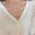 Luxe Gouden Ketting Met Roze Zirkoon Hanger