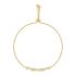 Gouden Armband Met Zircon Loops