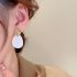 Light Drop Shaped Resin Earrings