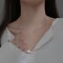 Halsketting in chokerstijl met glanzende kralen