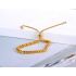 Klassieke gouden geketende armband