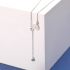 Verstelbare ketting met madeliefje hanger