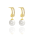 Pearl Drop Tassel Earrings