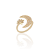 Moon Star Crown Adjustable Ring