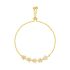 Gouden Armbanden Met Glanzende Zirkoonbloemen