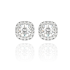 Silver Shiny Zircon Earrings