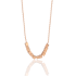 Gouden Collier met stijlvolle blokjes hangers