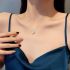 Shiny Ocean Grean Pendant Necklace