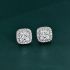 Silver Shiny Zircon Earrings