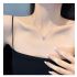 Mooie Ketting Met Glanzende Cirkel Hanger