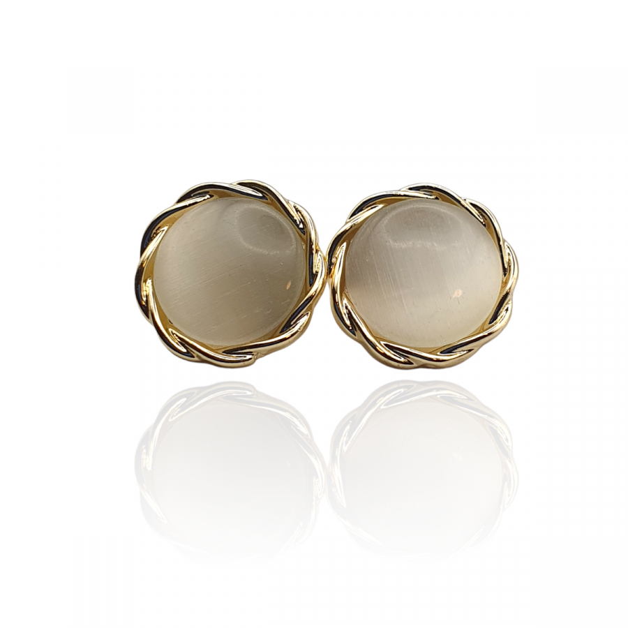 Large Opal Styled Earrings