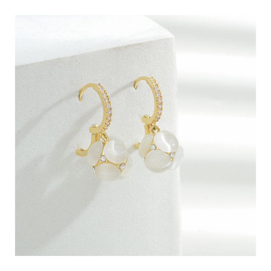 Elegent Flower Tassel Earings 