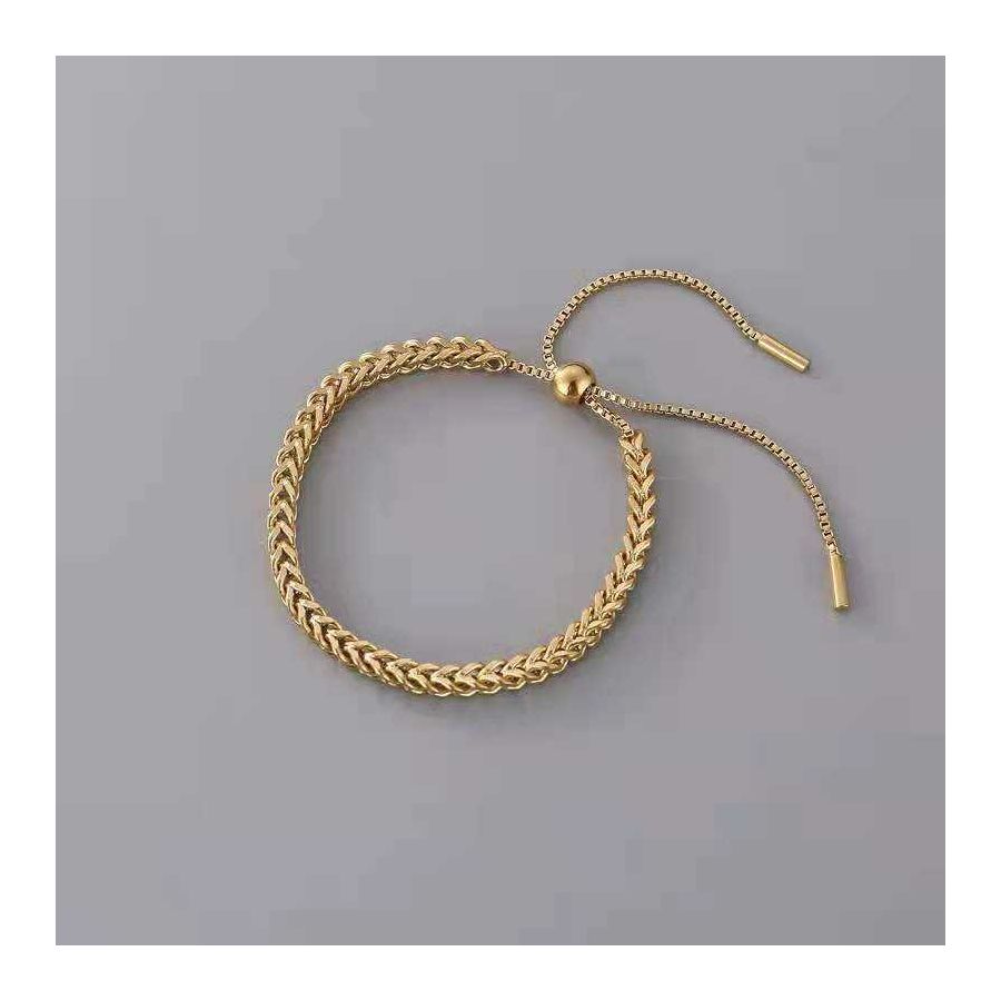 Klassieke gouden geketende armband