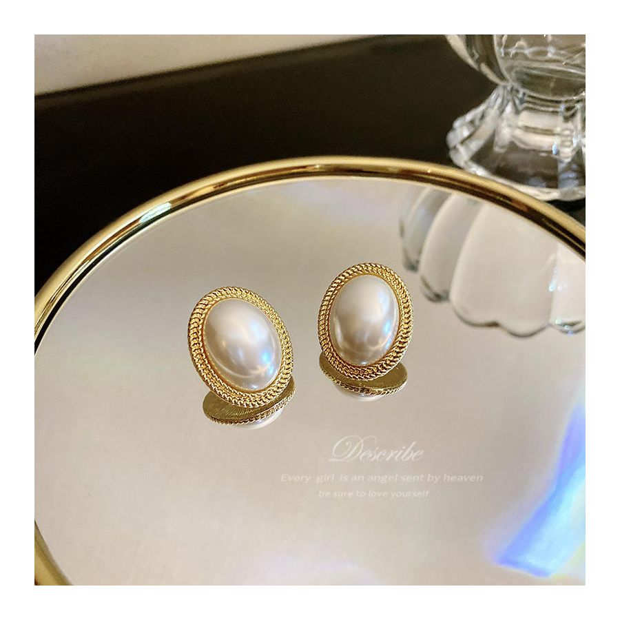 Classic Pearl Shaped Earrings