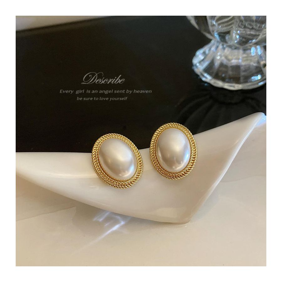 Classic Pearl Shaped Earrings