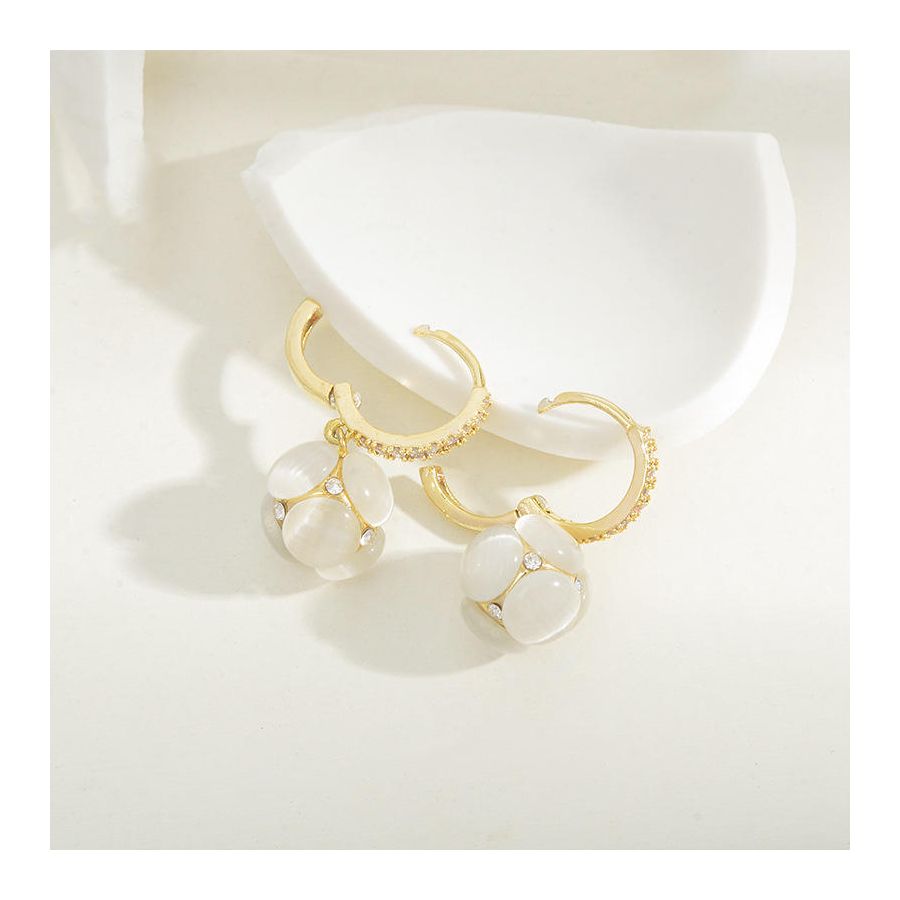 Elegent Flower Tassel Earings 