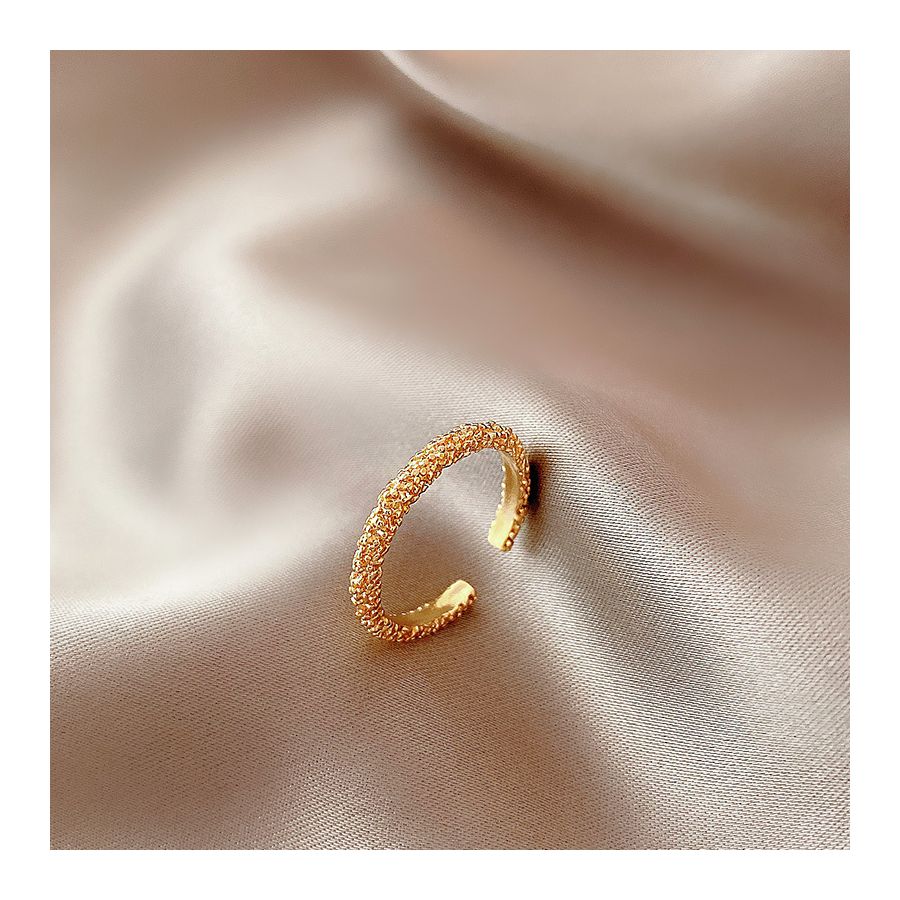 Gouden patroon verstelbare ring