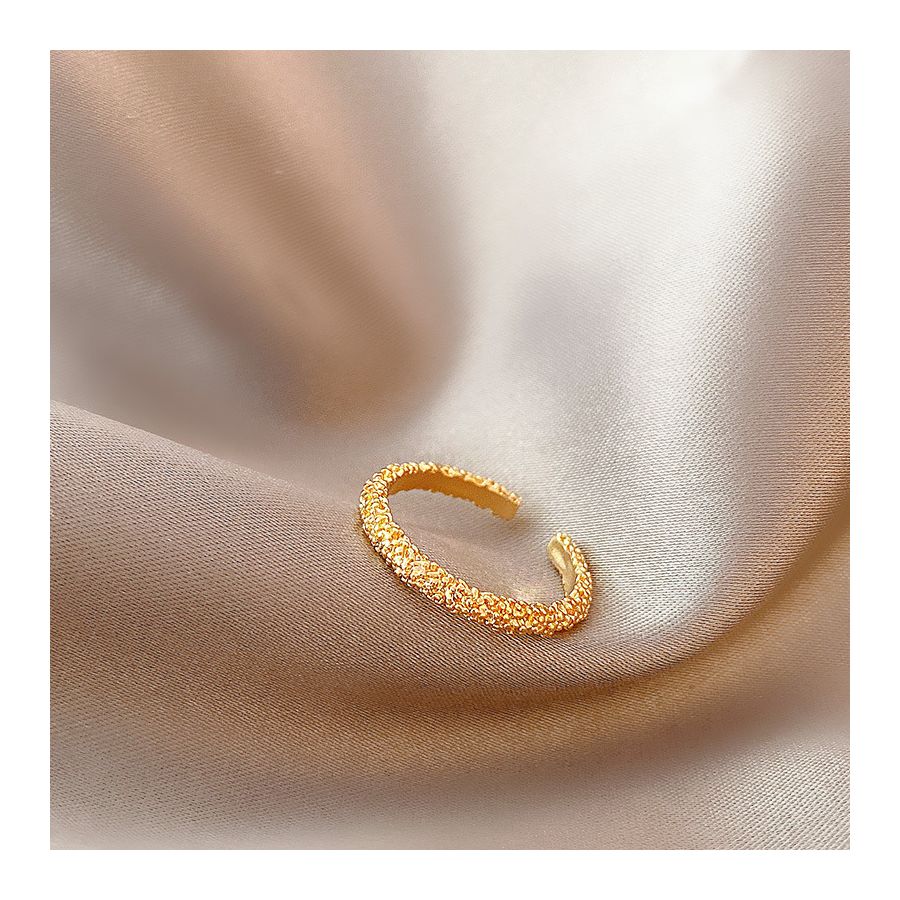 Gouden patroon verstelbare ring