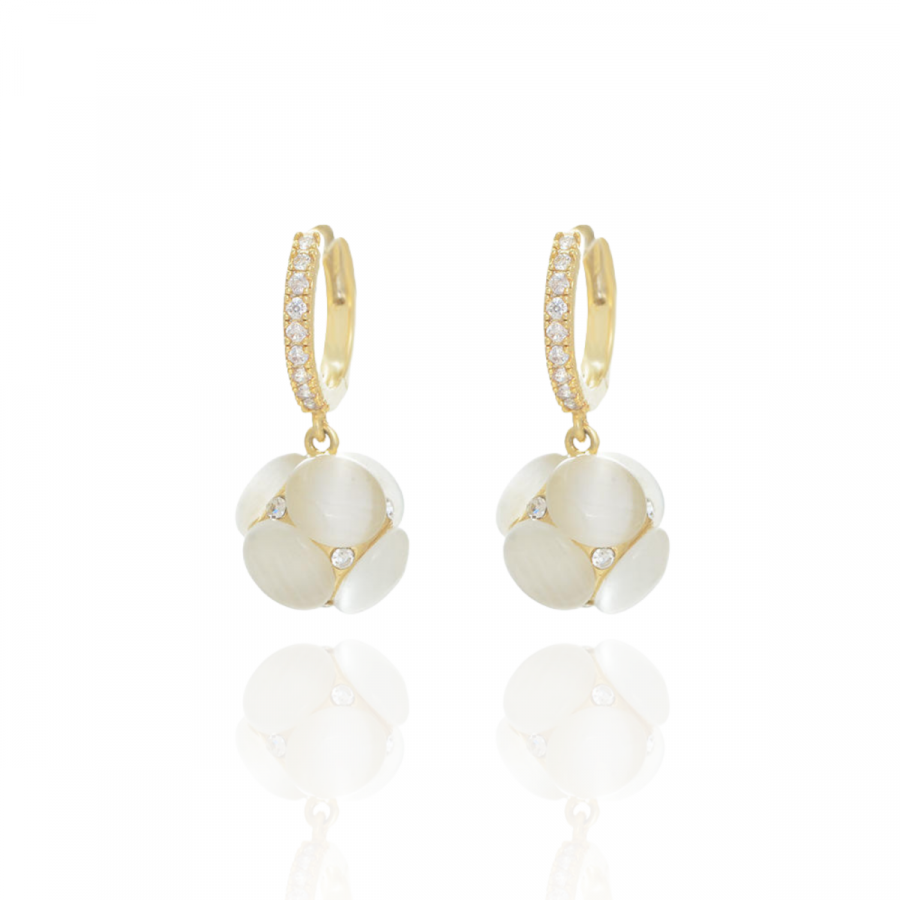 Elegent Flower Tassel Earings 