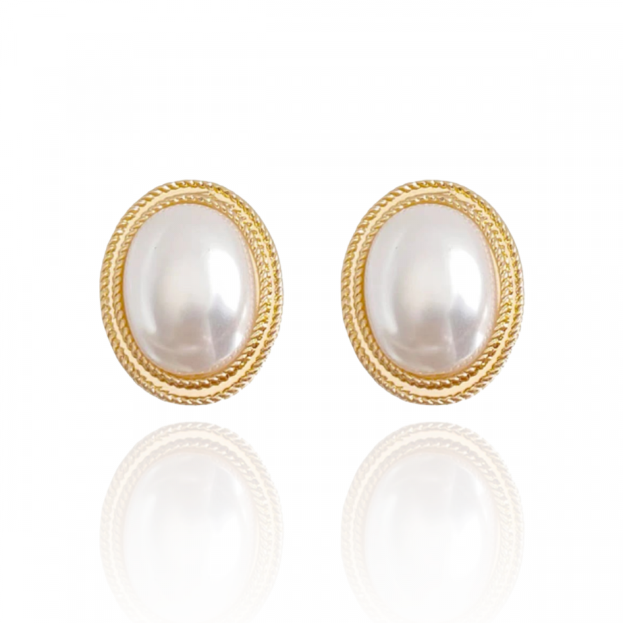 Classic Pearl Shaped Earrings