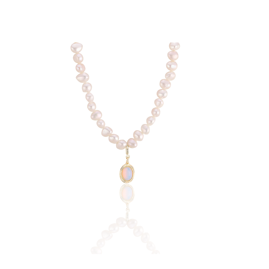 Pearl Necklace WIth Beautiful Tassel Pendant