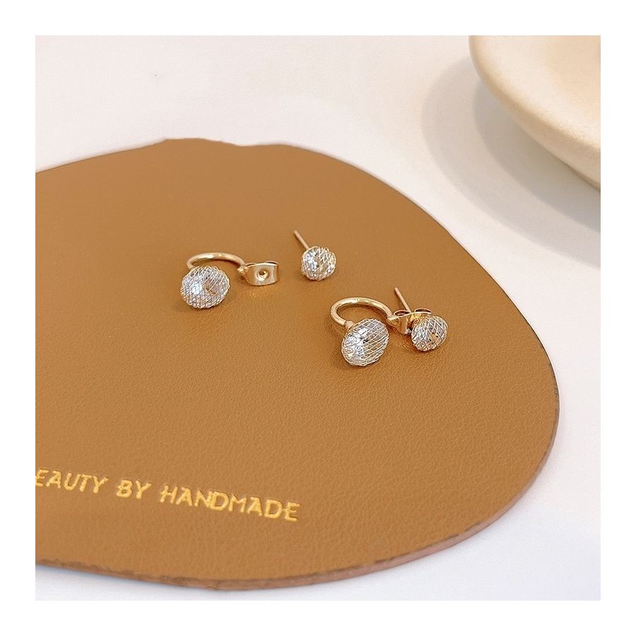 Shiny Iced Pattern Earrings