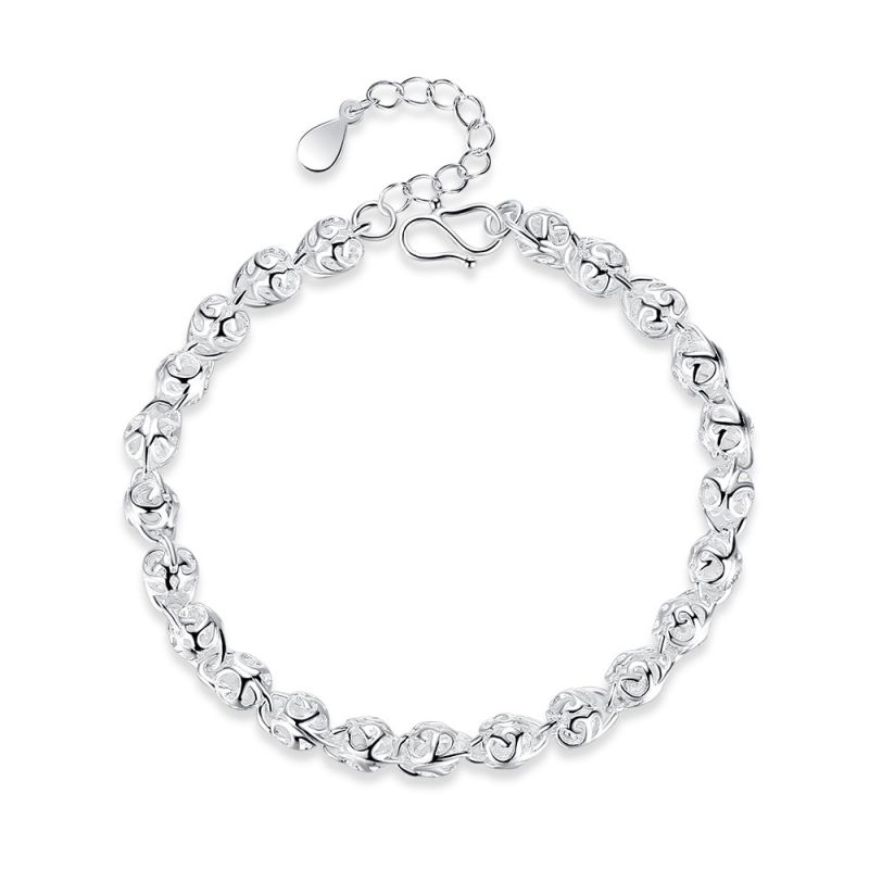 Unieke ketting zilveren armband