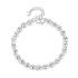 Unique Chained Silver Bracelet