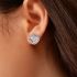 Silver Shiny Zircon Earrings