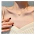 Gouden Ketting Met Candy Zircon Hanger
