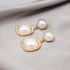 Pearl White Tassel Earrings
