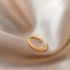 Gouden patroon verstelbare ring