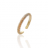 Golden Patterened Adjustable Ring
