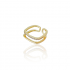 Elegant Double Line Adjustable Ring