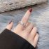 Double Creative Pattern Adjustable Ring