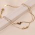Double Chained Golden LOVE charm Anklet
