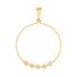Gouden Armbanden Met Glanzende Zirkoonbloemen