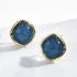 Blue Prominent Stoned Earrings